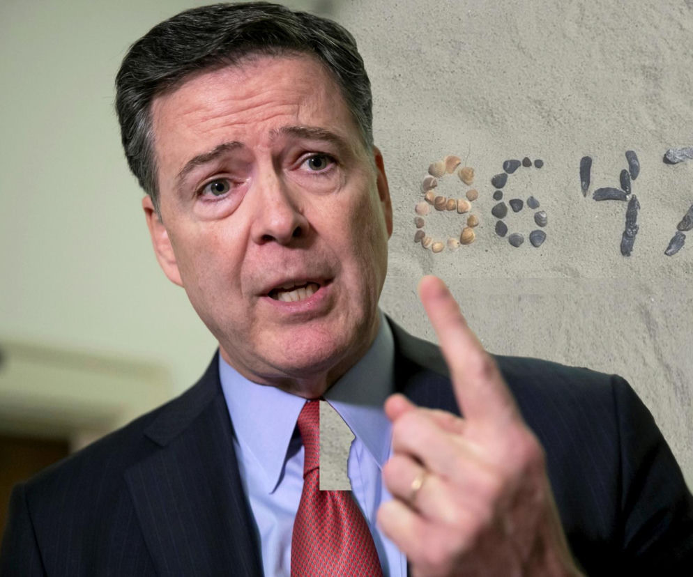 Był szef FBI ułożył napis z muszelek. Chodziło o zabicie Trumpa?!