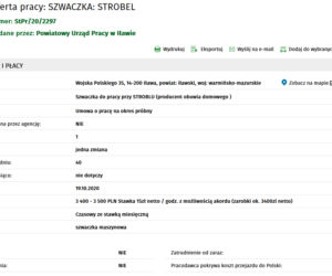 Praca w woj. warmińsko-mazurskim. Oferty z zarobkami powyżej 3 tys. złotych
