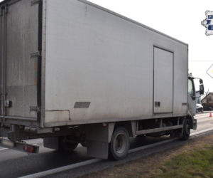 Potrącenie 46-latka na drodze krajowej