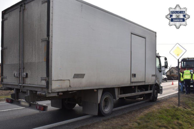 Potrącenie 46-latka na drodze krajowej