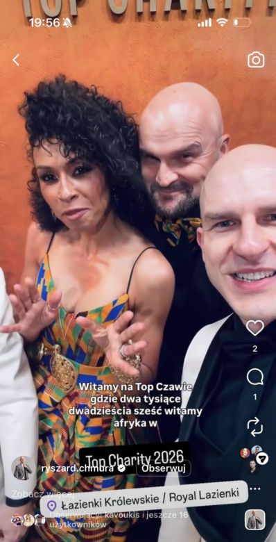 Omenaa Mensah, Rafał Brzoska i Ryszard Chmura