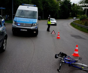 Koszmarny wypadek rowerzysty w Jastrzębiu-Zdroju [ZDJĘCIA]