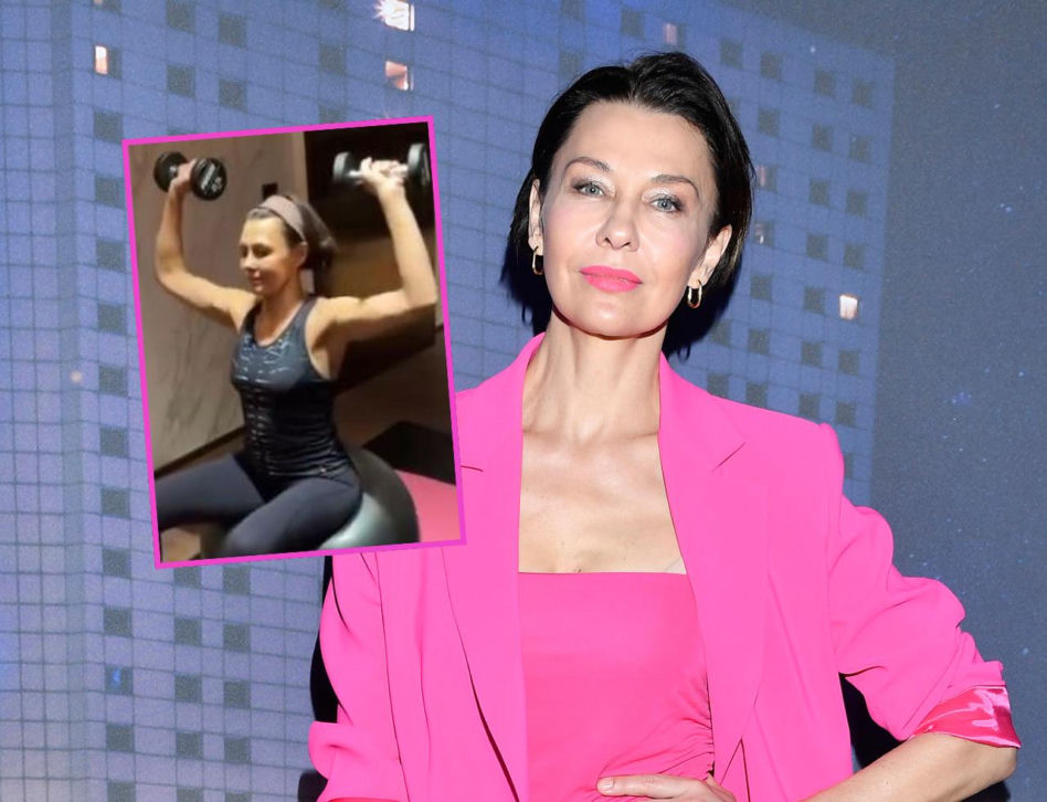  Anna Popek dba o figurę.