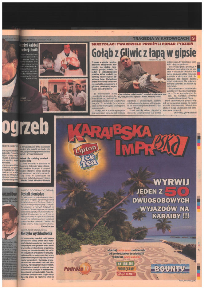 Katastrofa hali MTK w Katowicach. Materiały archiwalne