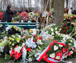 Pogrzeb milionera Karola Kani ze Śląska, który zginął  w katastrofie lotniczej w Pszczynie