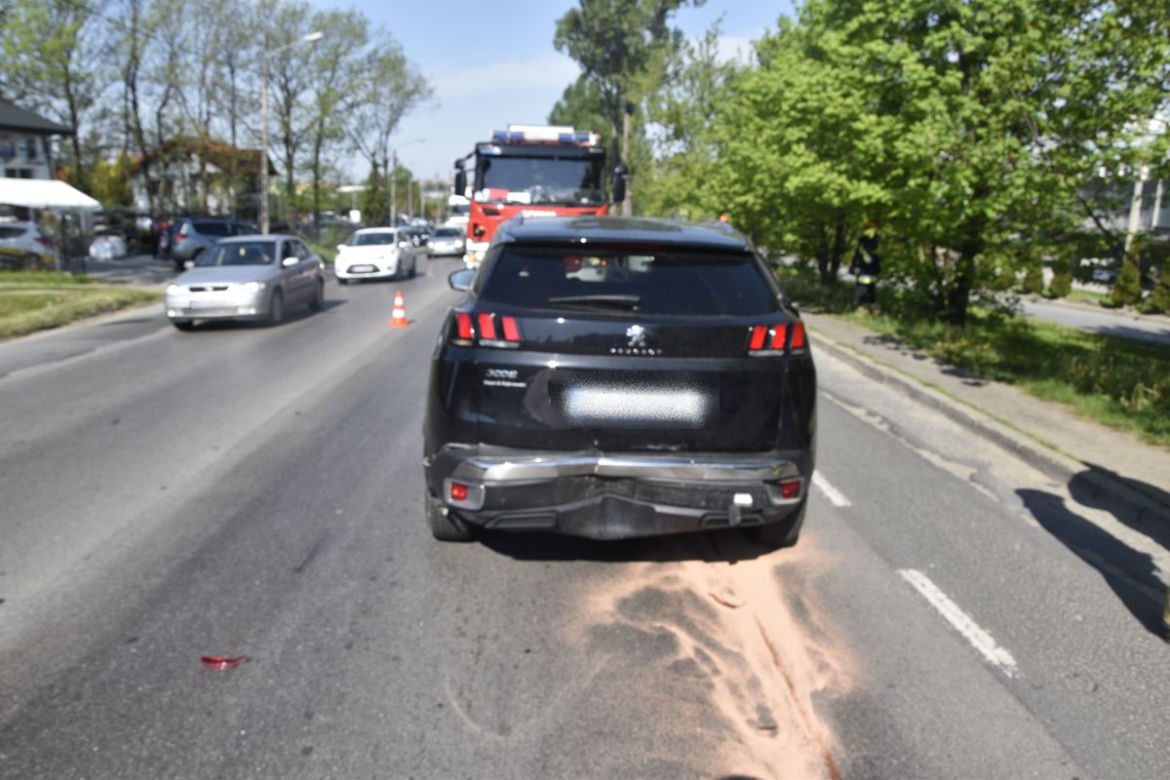 Seria kolizji na ulicacj Tarnowa i trwasach regionu