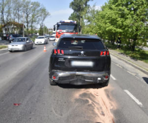 Seria kolizji na ulicacj Tarnowa i trwasach regionu