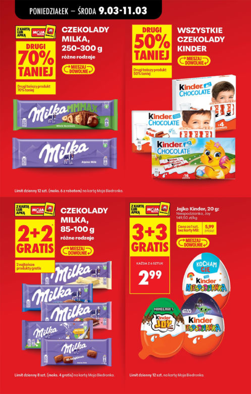 Biedronka - gazetka promocyjna 9.03.2026