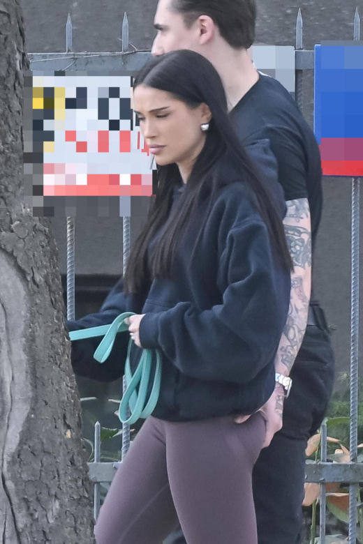 Natsu i Wojciech Kucina na spacerze