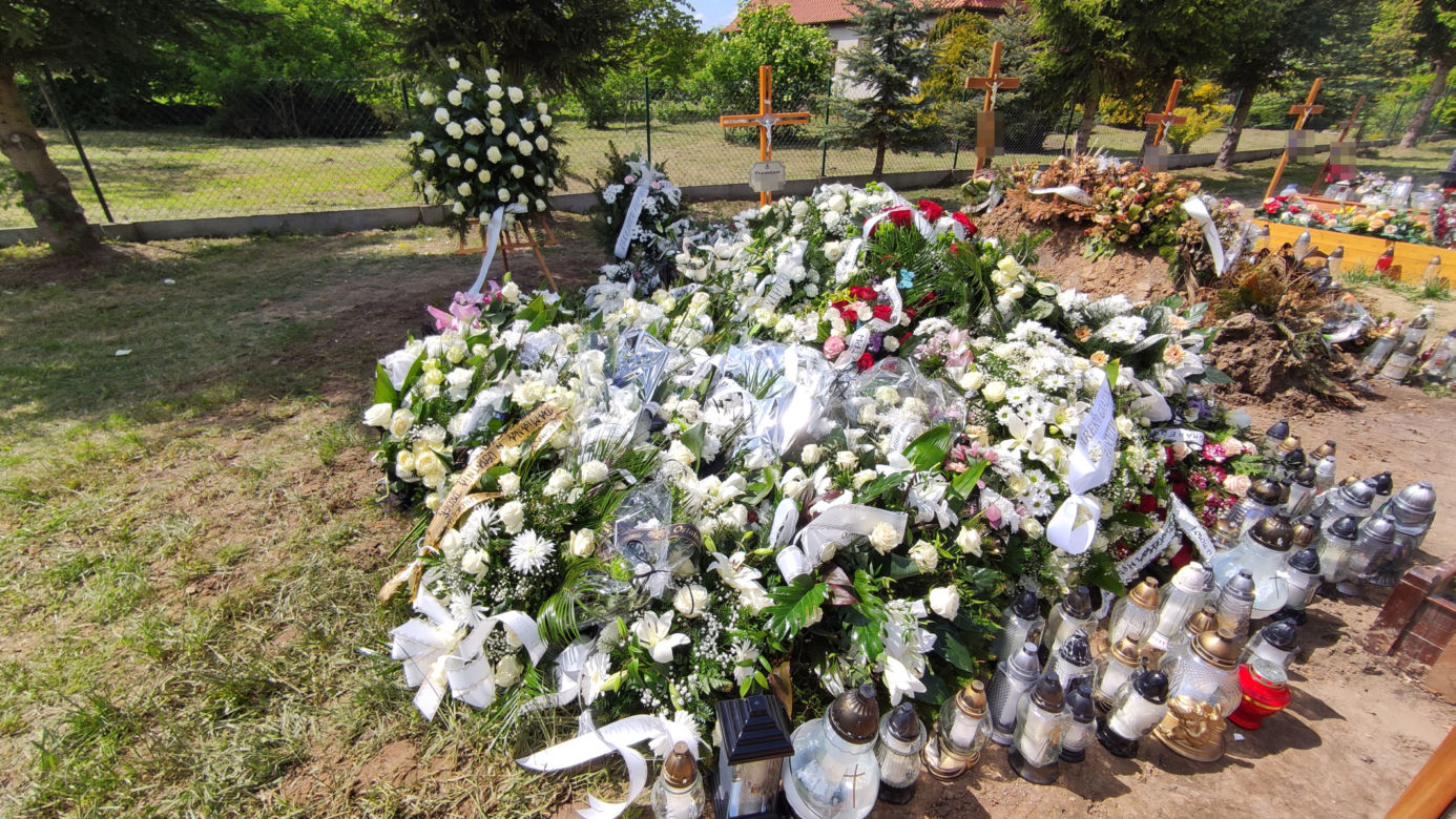Grób Damiana, którego w Toruniu zabił pijany kierowca