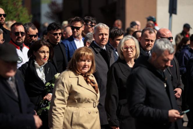 Ból, rozpacz, łzy. Poruszające sceny na pogrzebie Łukasza Litewki