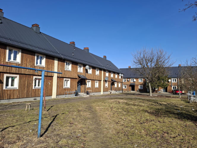 Drewniane osiedle w Sędziszowie