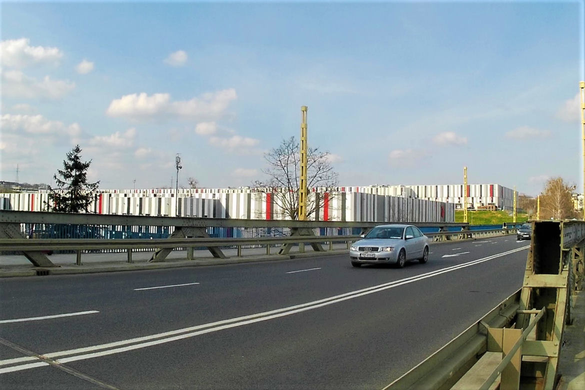 Pozostałości po trasie tramwajowej w "dolinie śmierci"
