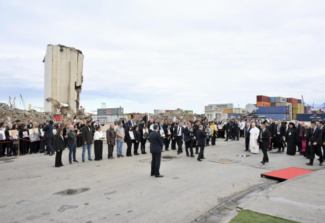 Leon XIV modlił się w miejscu wybuchu w porcie w Bejrucie z 2020 roku