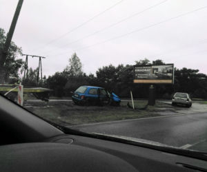 Kraksa na ulicy Fordońskiej