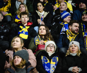 Arka Gdynia - Lechia Gdańsk: Zdjęcia kibiców z derbów Trójmiasta w ramach 23. kolejki PKO BP Ekstraklasy