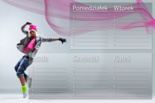 PLAN LEKCJI do wydrukowania ZA DARMO. Plan lekcji do wypełnienia - 5 wersji