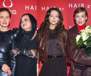 Gwiazdy rozgrzały pokaz Baczyńskiej. Olejnik w cekinach, Gessler w futerkowej mini, ale oczy wszystkich i tak powędrowały... pod spódnicę Książkiewicz