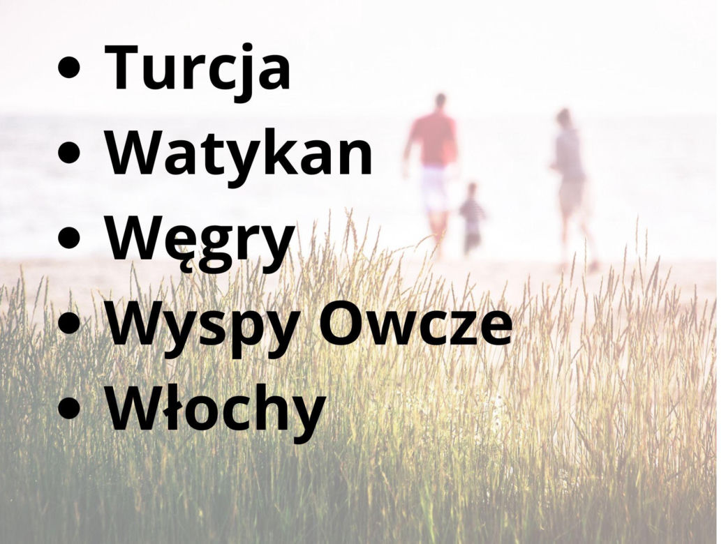Gdzie na wakacje bez paszportu? W te miejsca dotrzesz na dowód osobisty