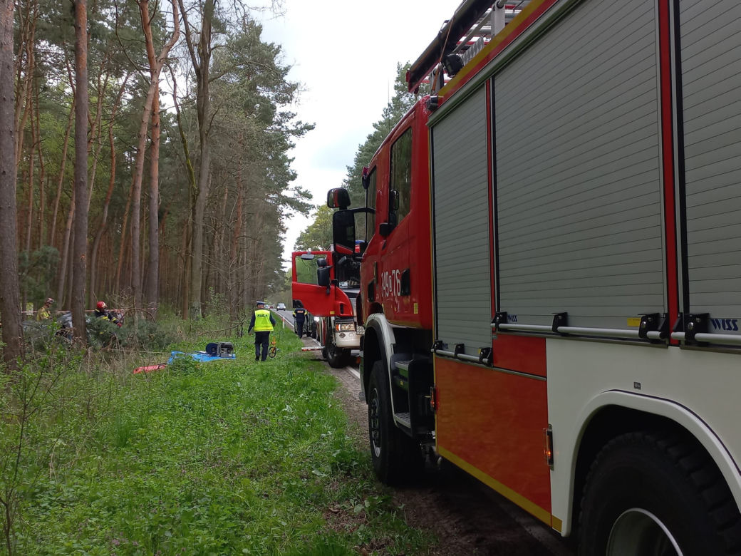 Śmiertelny wypadek pod Toruniem! 36-latek z citroena nie żyje 