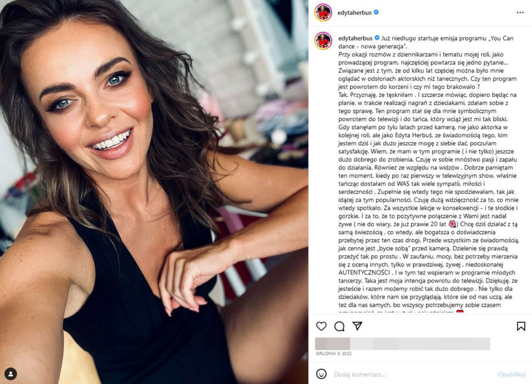 Edyta Herbuś na nowym zdjęciu nie przypomina siebie