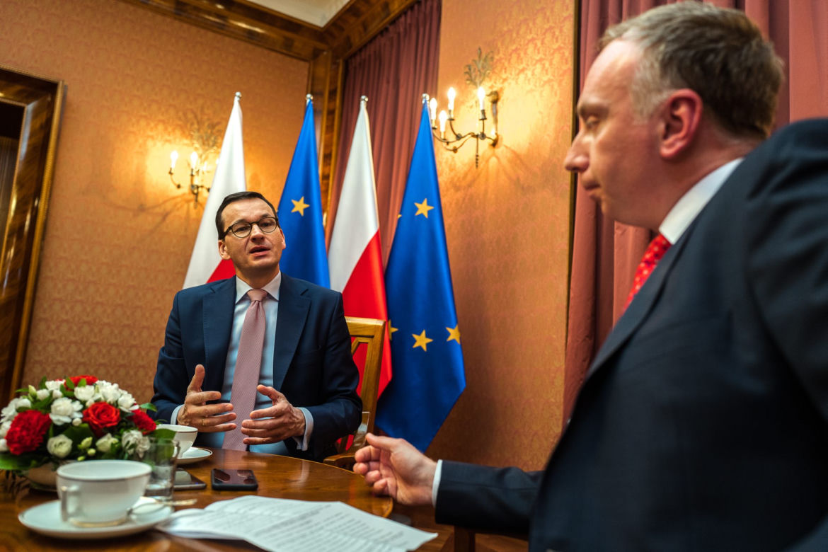 Wywiad redaktora naczelnego Super Expressu Grzegorza Zasępy z premierem Mateuszem Morawieckim 