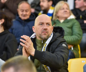 PRES Grupa Dewloperska Toruń - Abramczyk Polonia Bydgoszcz, zdjęcia kibiców i zawodników z pożegnania Adriana Miedzińskiego