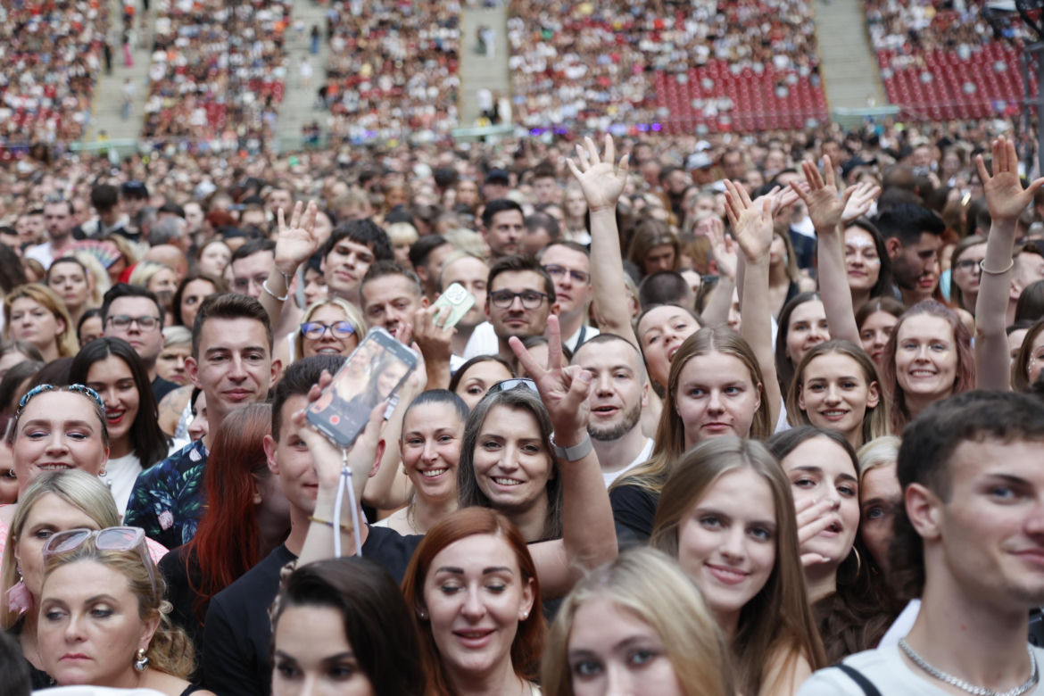 Koncert Jennifer Lopez w Warszawie (25.07.2025) - część druga. Organizatorem koncertu jest Prestige MJM