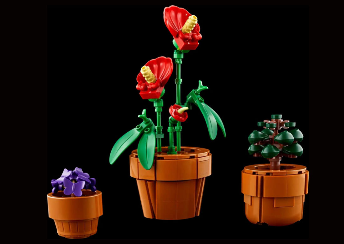 LEGO Icons: Małe roślinki. Świeżutki zestaw klocków, który uczy, bawi i zachwyca! [ZDJĘCIA] 