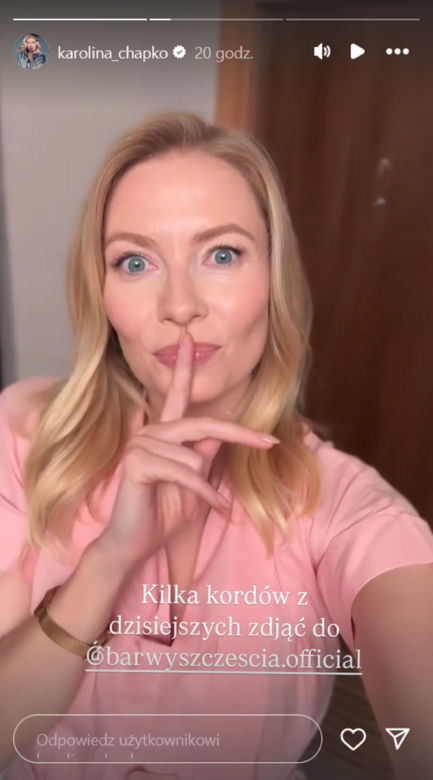 Barwy szczęścia na planie. Dominika (Karolina Chapko)