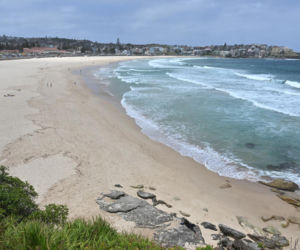Plaża Bondi Beach w Sydney - miejsce zamachu