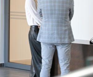 Emilia Komarnicka i Redbad Klynstra wreszcie się rozwodzą. Spotkali się na pierwszej rozprawie