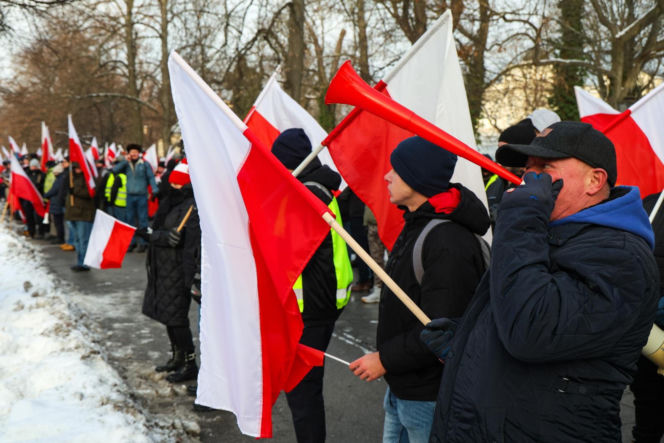 Protest rolników w Warszawie (9.01.2026)