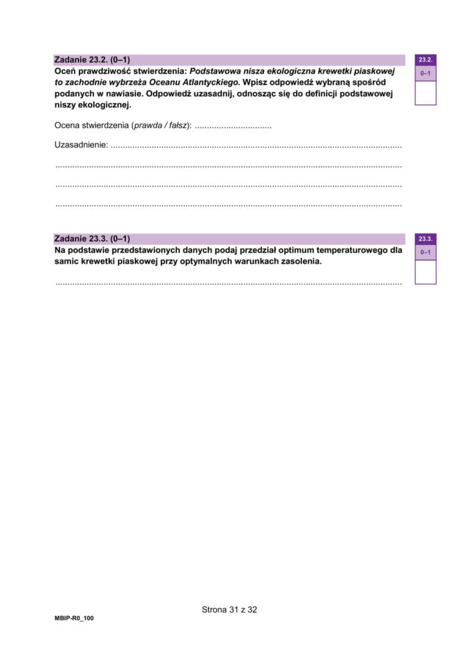 Matura 2026 z biologii ROZSZERZONEJ: arkusze CKE, poziom podstawowy [Formuła 2023] 08.05.2026