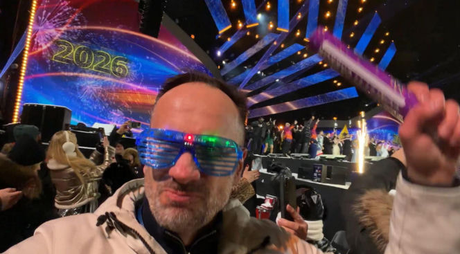 Janusz Kowalski na sylwestrze TV Republika