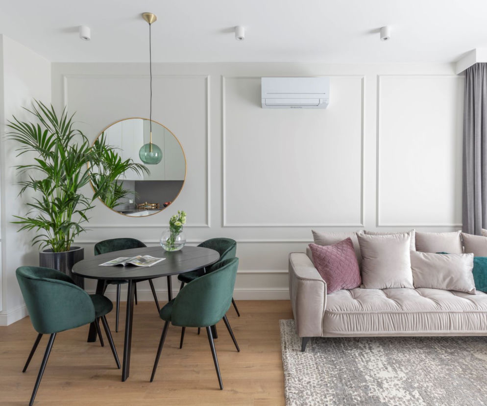 70-metrowe mieszkanie w stylu modern classic