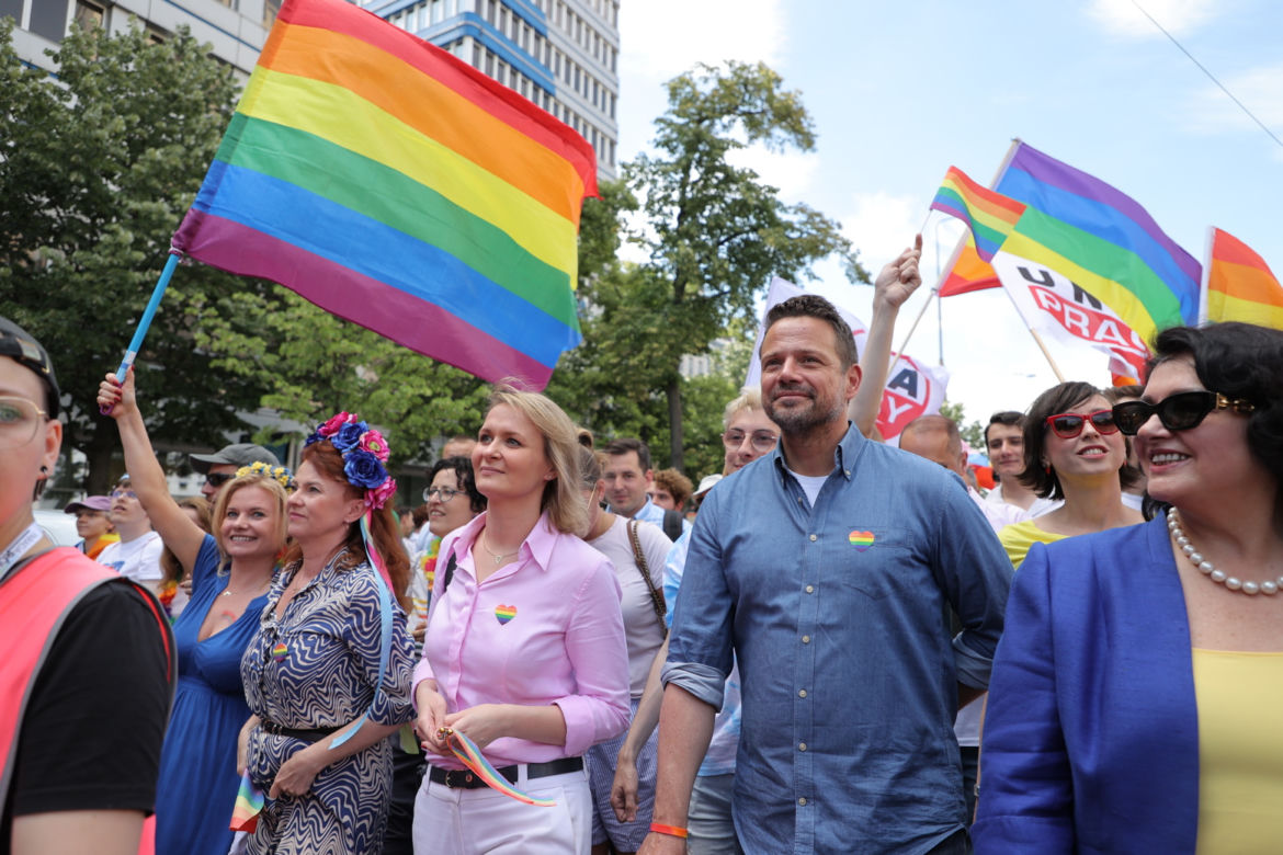 Rafał Trzaskowski na Paradzie Równości: Warszawa jest dla wszystkich!