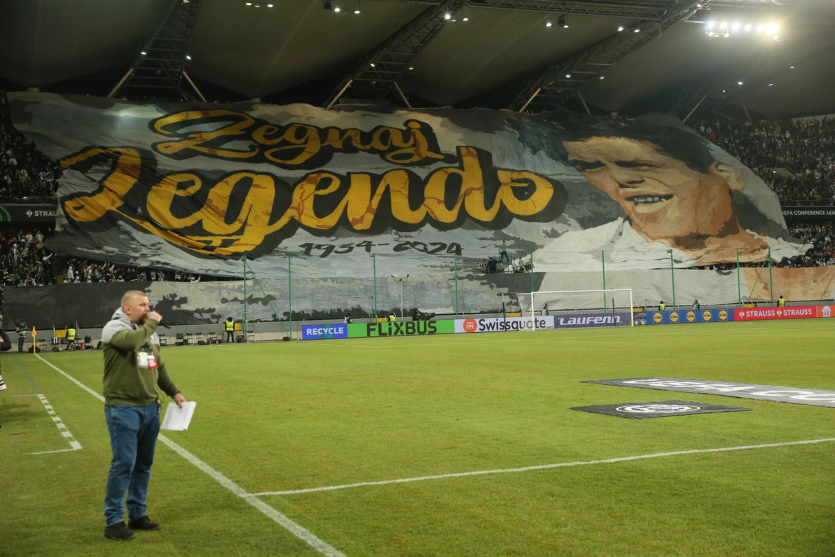 Legia - Lugano pożegnanie Brychczego