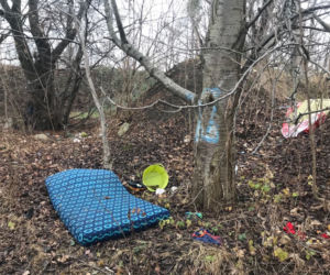 W krzakach pod blokiem na wrocławskim Gaju osiedliła się para bezdomnych!