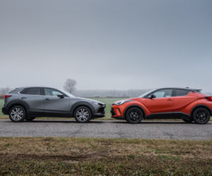 Toyota C-HR 2.0 Hybrid Dynamic Force 184 KM e-CVT vs Mazda CX-30 Skyactiv-X 180 KM 6MT AWD