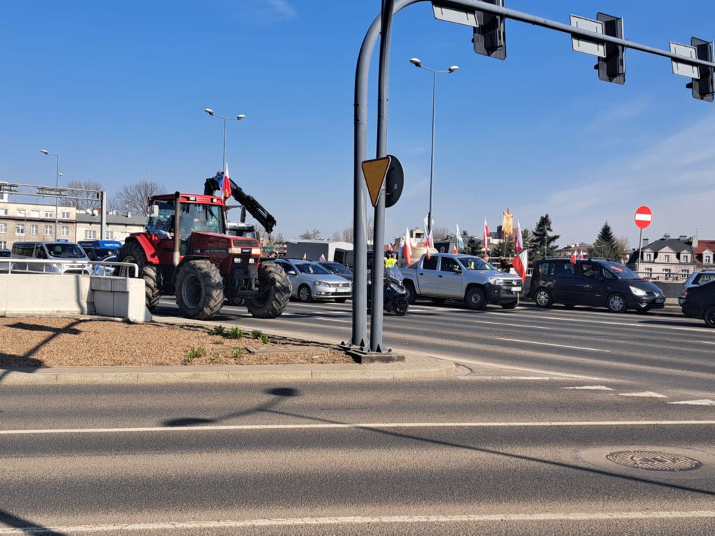 Protest rolników w Krakowie. 20.03.2024