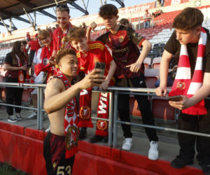 Widzew Łódź - Piast Gliwice: Zdjęcia kibiców i zawodników z meczu 34. kolejki PKO BP Ekstraklasy