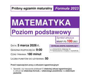 Matura próbna matematyka 2026 - ODPOWIEDZI i arkusze CKE. Zobacz gotowe rozwiązania 