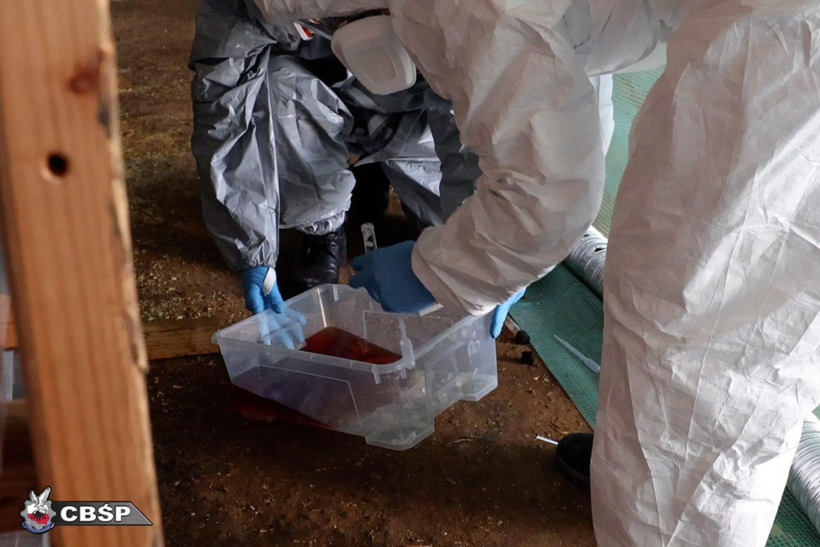 Wielkie wejście służb do laboratorium klofedronu na Mazowszu