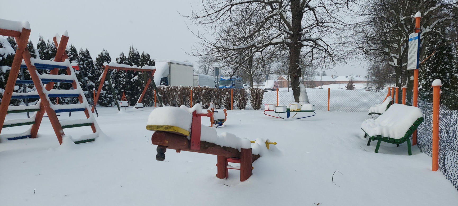 zima w Zamościu