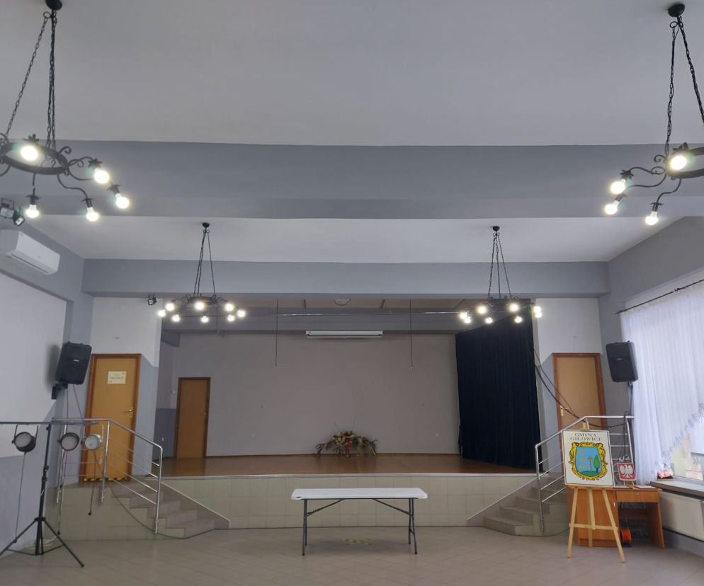 sala widowiskowa GOK Gilowice