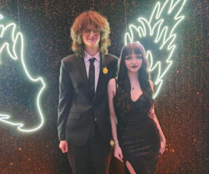 Tak bawili się maturzyści na studniówce skarżyskiego Erbla. Kreacje jak z czerwonego dywanu