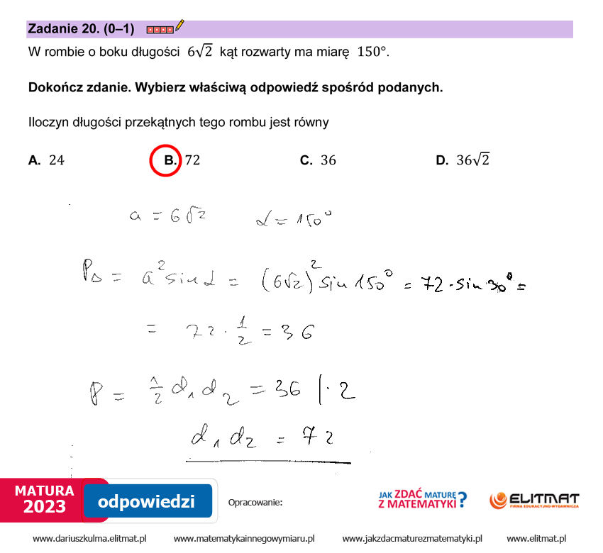 Matura 2023: matematyka. Arkusze CKE i odpowiedzi [Formuła 2023]	