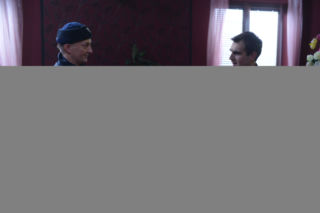 Ranczo 10 sezon odc. 129 (odc. 12). Posterunkowy Wojtek Ostecki (Kacper Matula), Stasiek (Arkadiusz Nader)