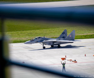 Myśliwce MiG-29 w Gdyni. Piloci rozpoczęli intensywne szkolenie na wybrzeżu